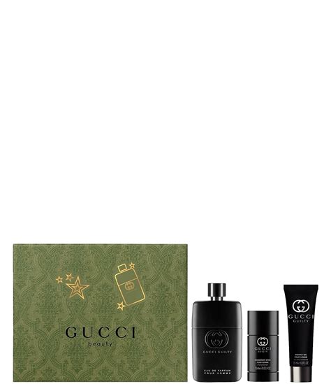 gucci men's cologne gift set|Gucci guility pour homme gift set.